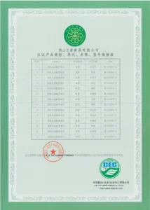 china environmental lable product certificate 2